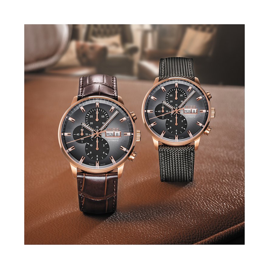 Mido Uhren-Set inkl. Wechselarmband Commander Chronograph