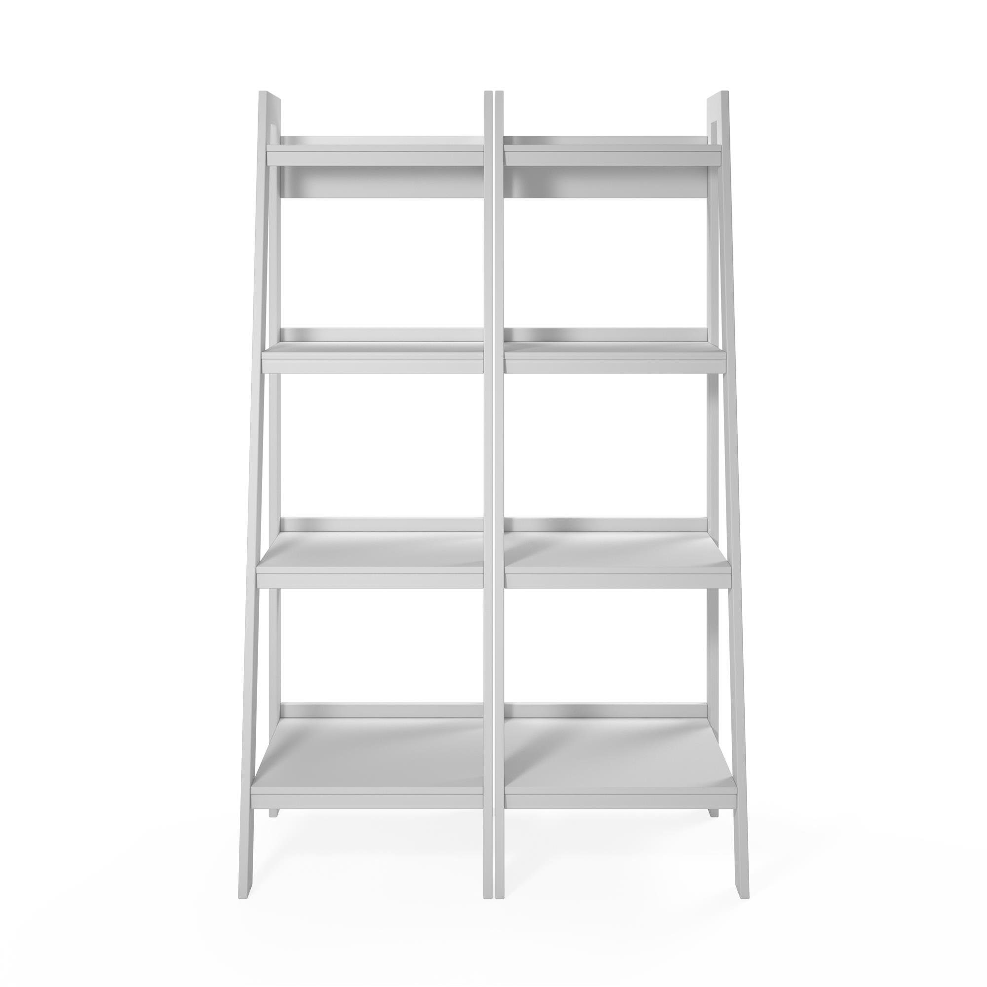 loft24 Leiterregal Lawrence, Set 2-tlg., Bücherregal, 8 Fächer, Höhe 152 cm