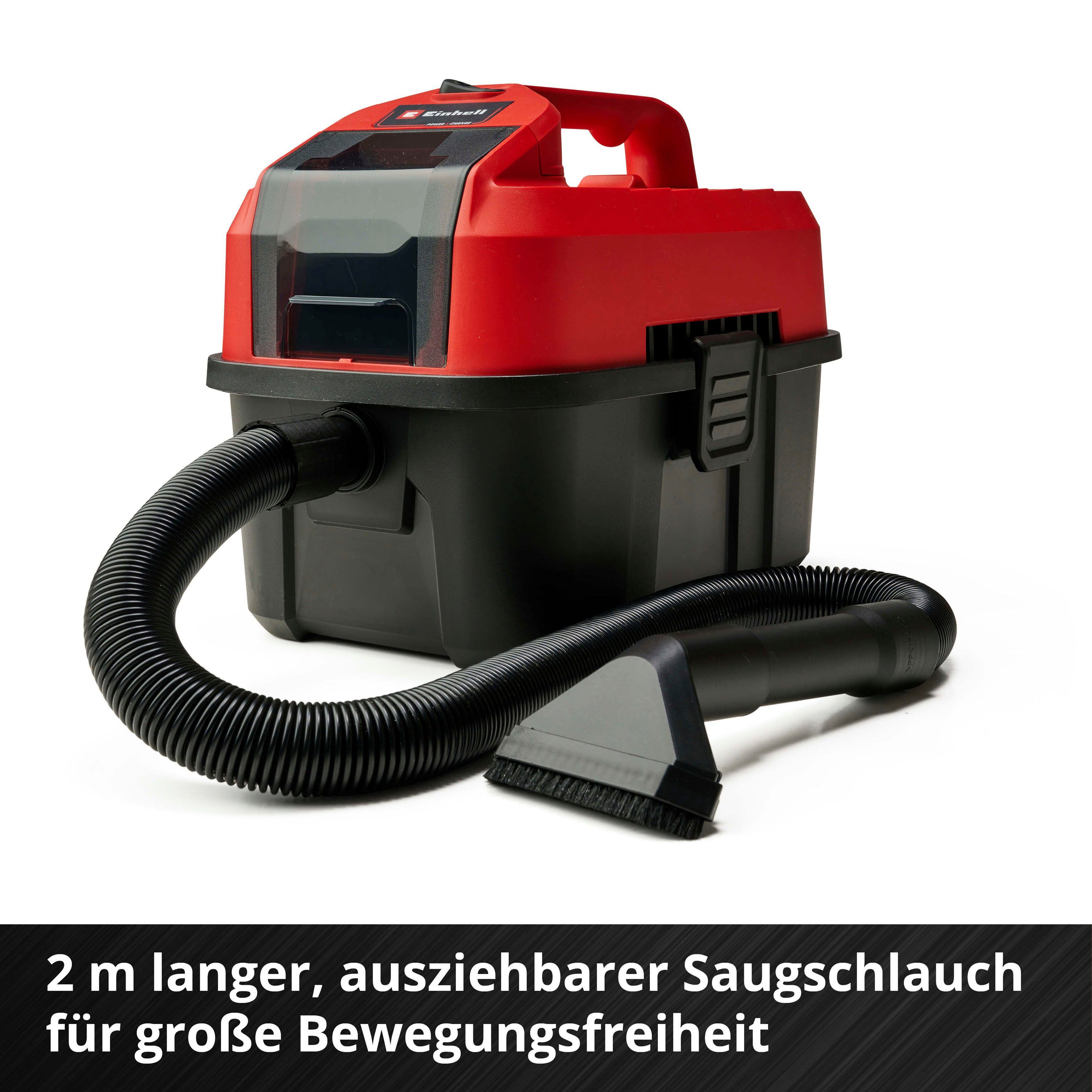 Einhell Nass-Trocken-Akkusauger TE-VC 18/10 Li-Solo, 900 W, mit Beutel, Power X-Change, ohne Akku und Ladegerät