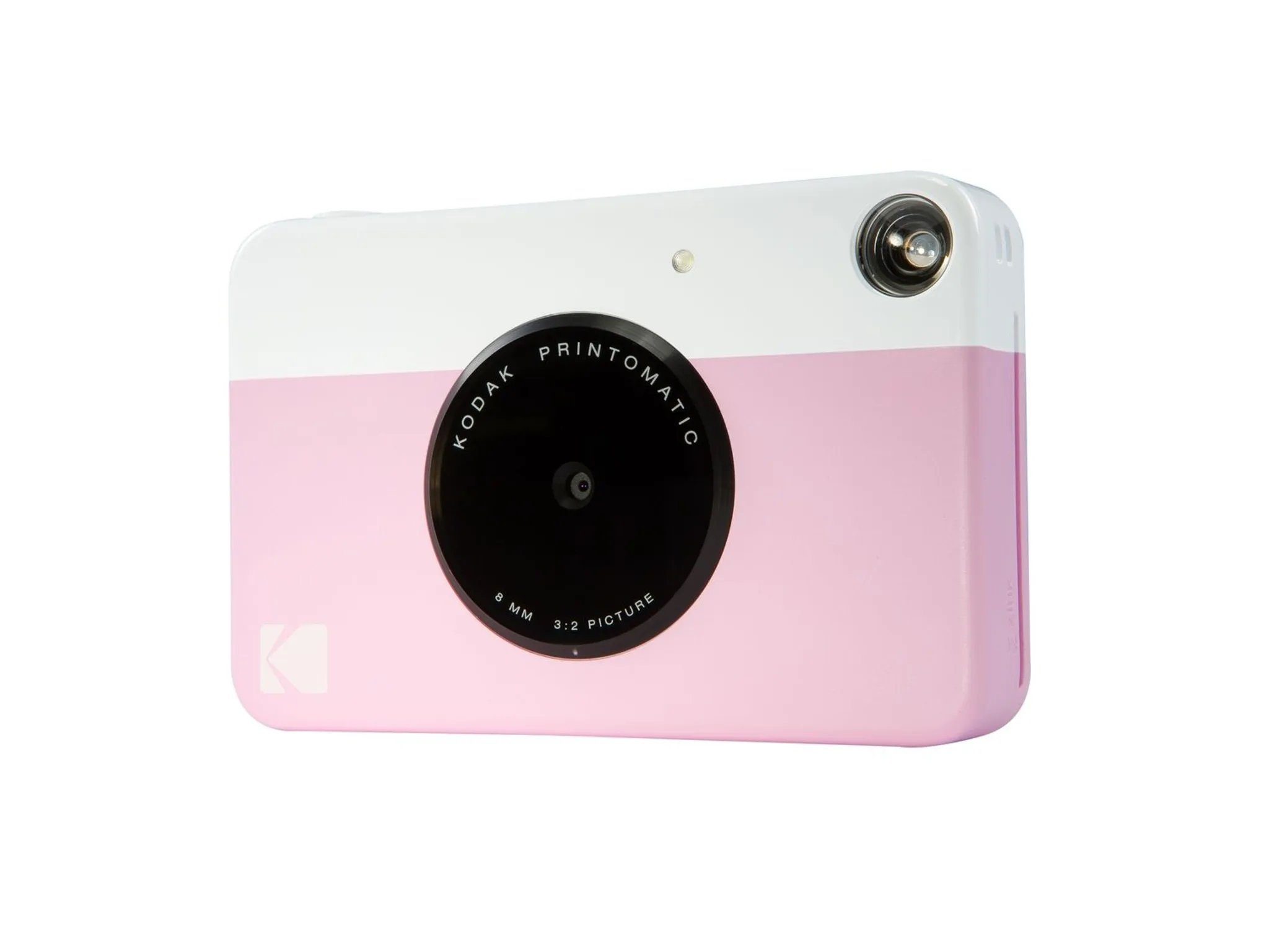 Kodak Printomatic Pink Sofortbildkamera (5 MP, Vollfarbdrucke auf ZINK 2x3-Fotopapier mit Sticky-Back-Funktion)