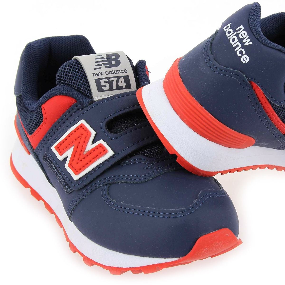 New Balance  PV574 VELCRO CLOSED VAMP - marine rouge