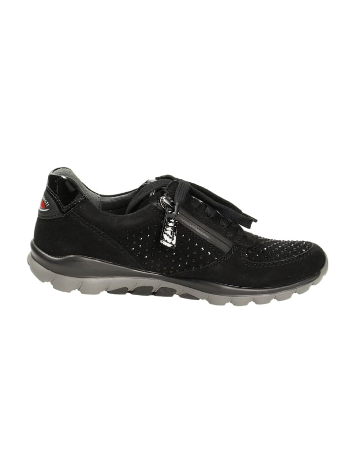 rollingsoft Komfort Schnürschuhe in Schwarz günstig kaufen