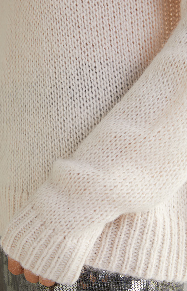 Strickpullover in Offwhite