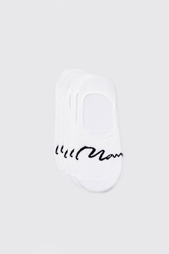 5er-Pack unsichtbare Man Signature Socken