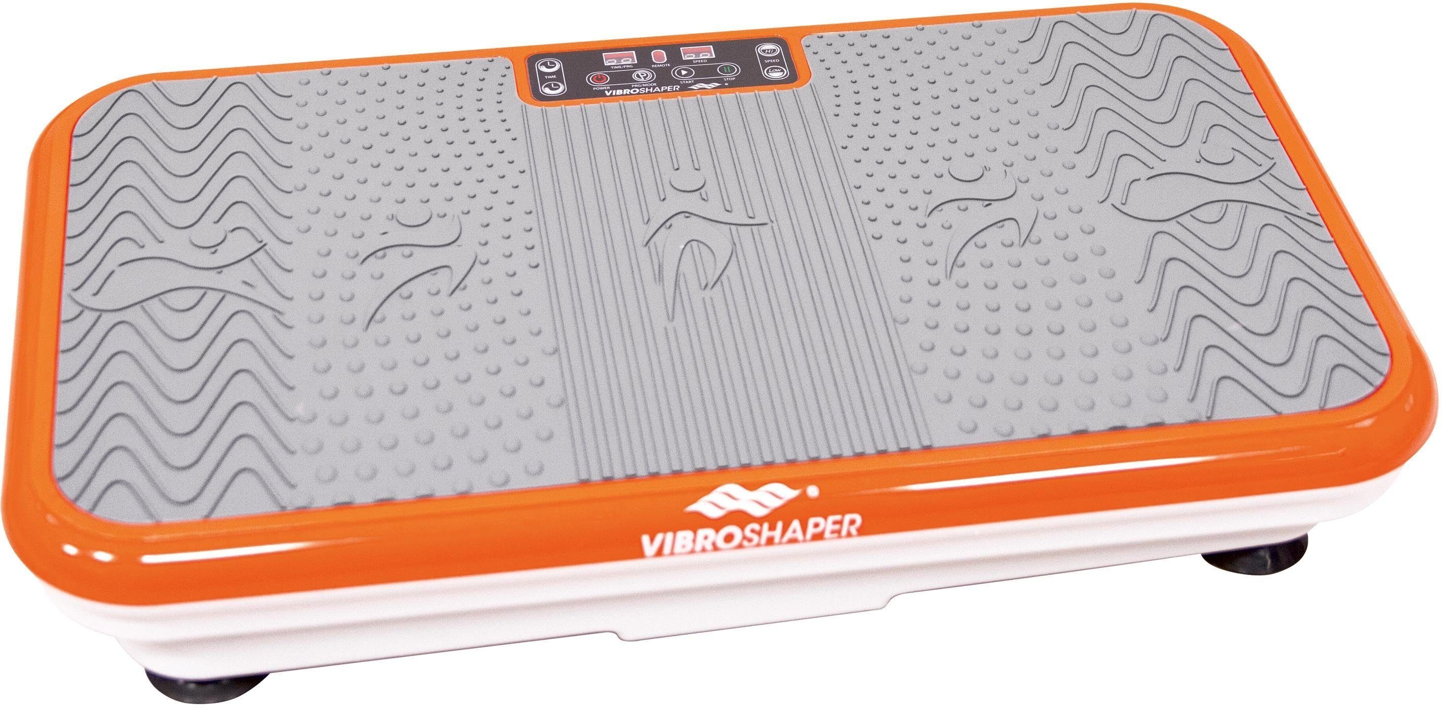 MediaShop Vibrationsplatte VIBROSHAPER, 200 W, 3 Intensitätsstufen, (Set, mit Trainingsbändern)