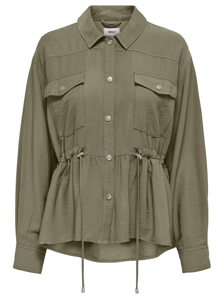 ONLY Hemd in Khaki günstig kaufen