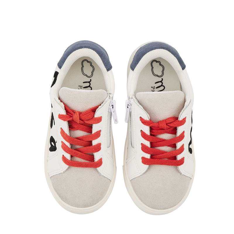 Baskets en cuir Mini Simone fils à maman