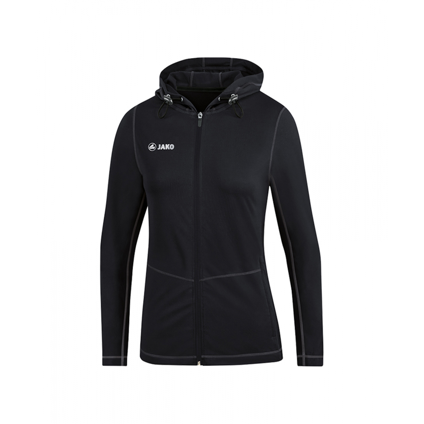 Jako Run 2.0 Kapuzenjacke Damen Schwarz F08