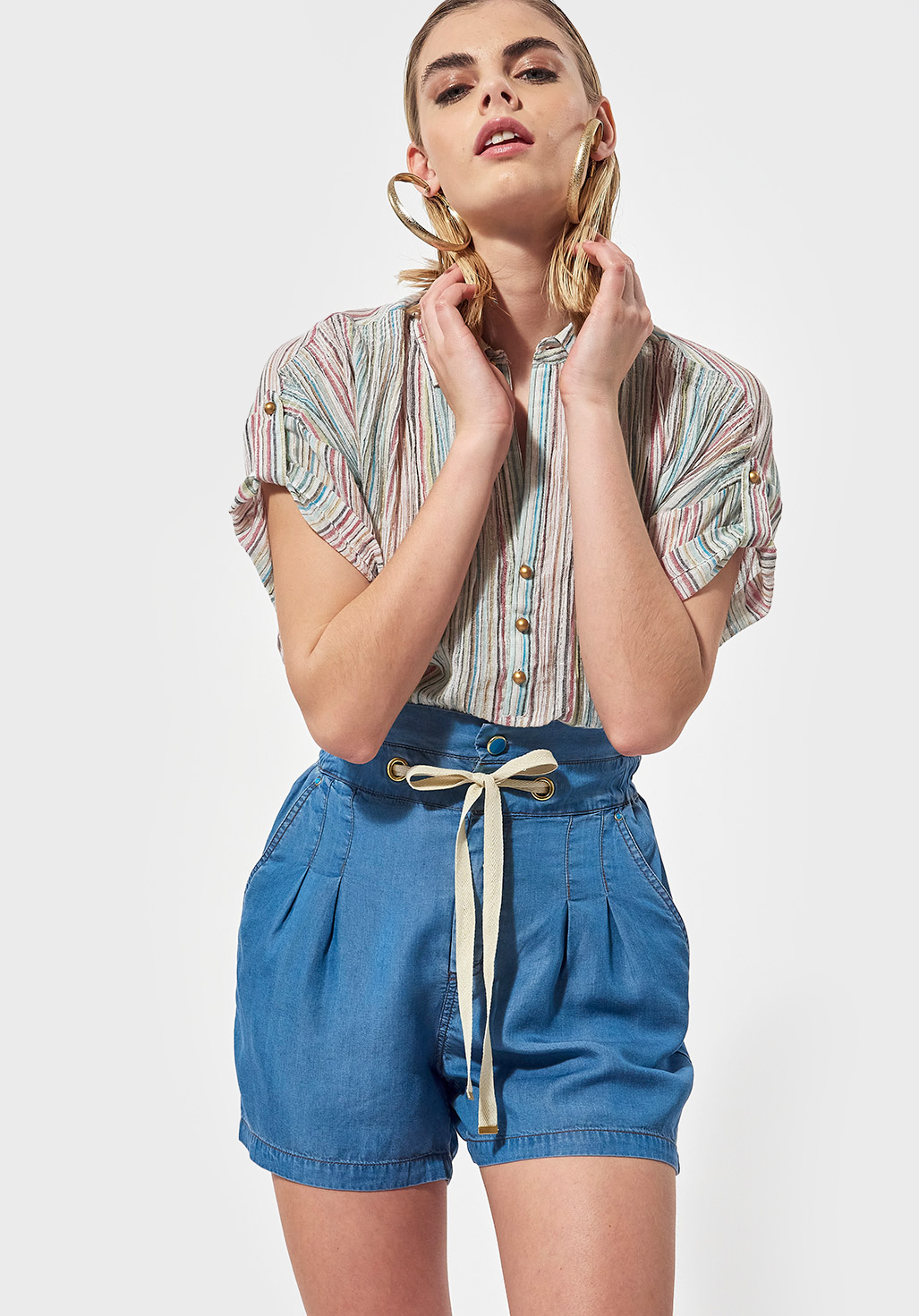 TULIP  Short régular denim Femme
