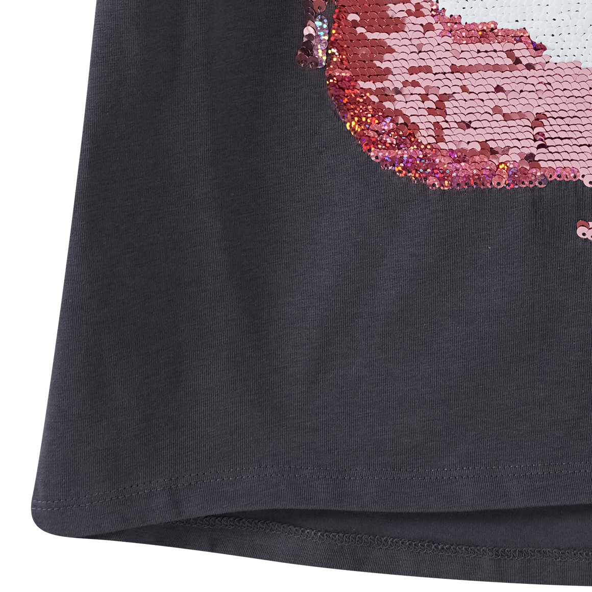 Mädchen T-Shirt mit Wendepailletten