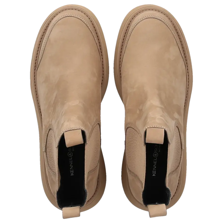 Kennel & Schmenger - Chelsea Boots KIMI Nubukleder - beige