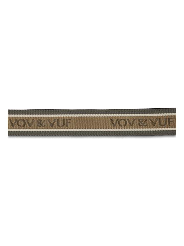 VOV & VUF Hundehalsband in Braun/ Khaki günstig kaufen onesize