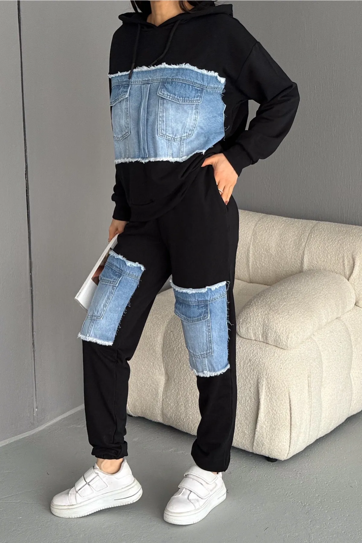 FEMELLE  Zweiteiler - Schwarz - Regular Fit