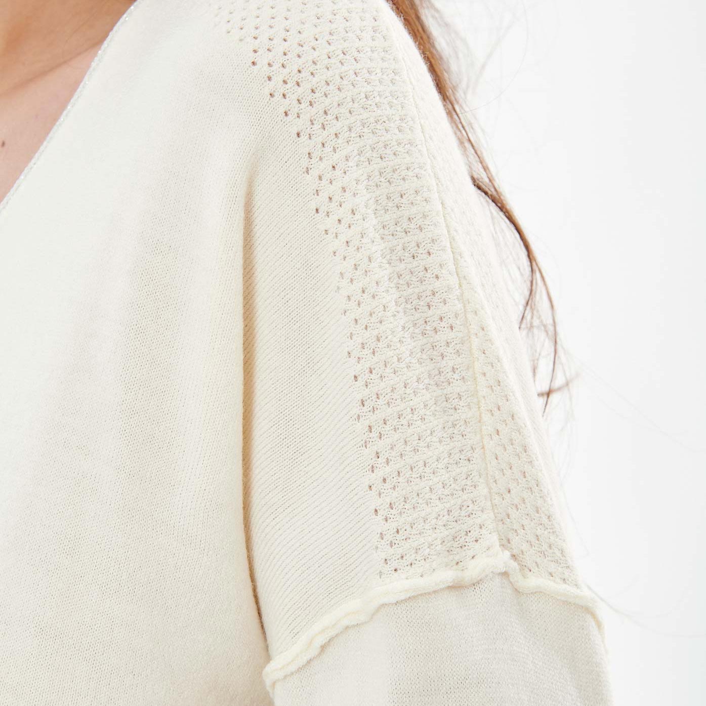BOSCK  Pull blanc femme