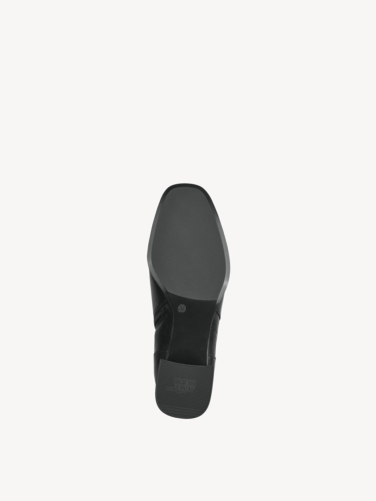 Bottine en cuir - noir
