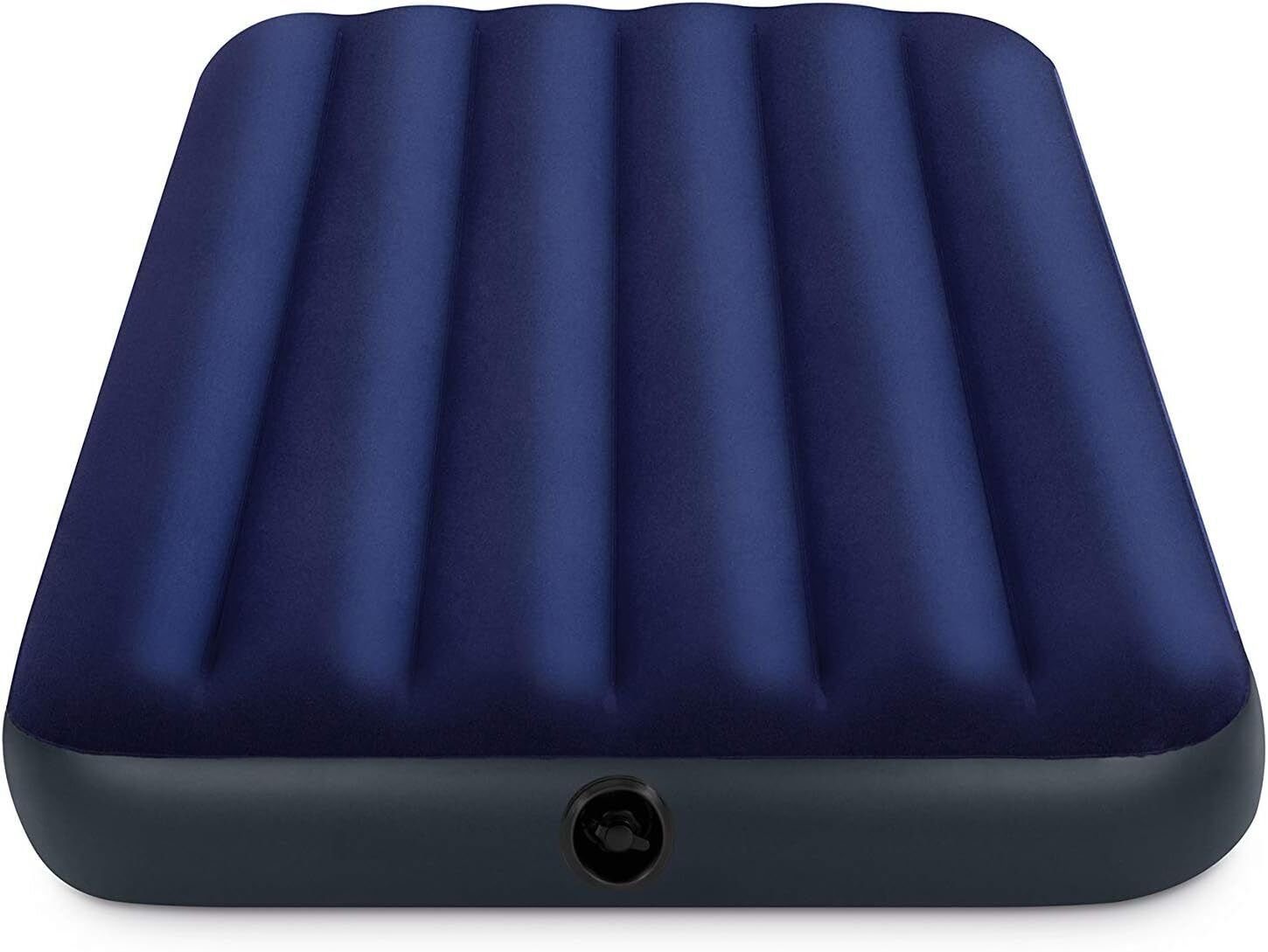 Intex Luftbett Classic Downy Reisebett Gästebett Twin Luftmatratze Campingbett 191cm, 0,38 mm Vinyl,extra Komfort,Camping