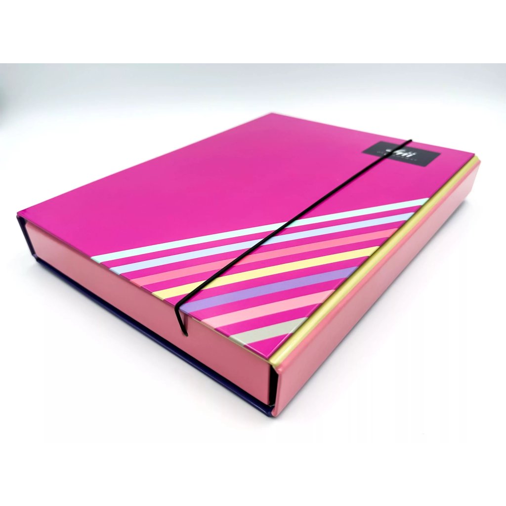 Frii of Norway Retro Stripe Pink Sammelmappe A4