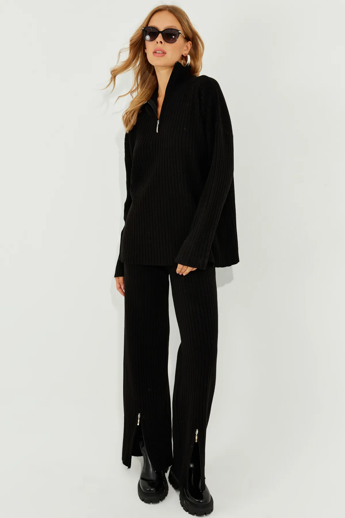 Cool & Sexy  Zweiteiler - Schwarz - Regular Fit