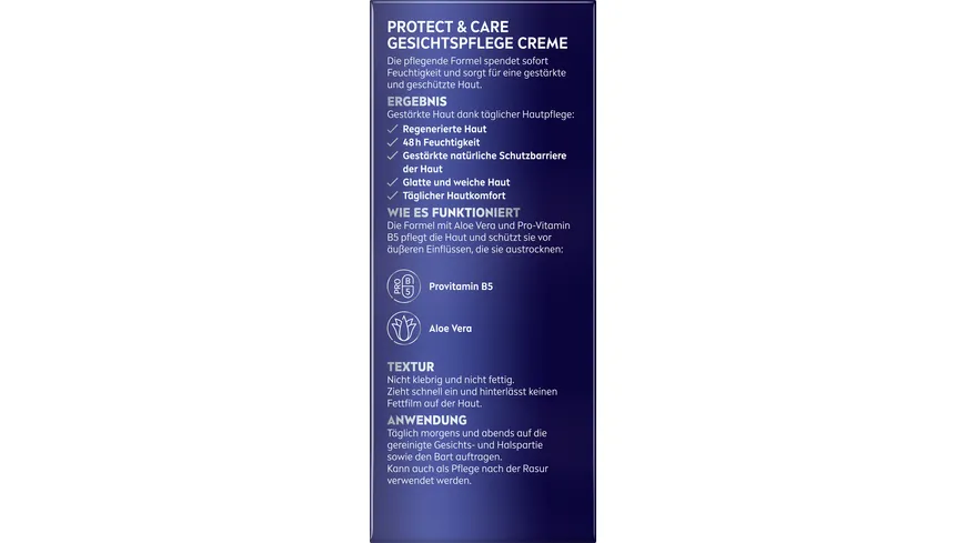 NIVEA MEN Protect & Care Gesichtspflege Creme 75 ml