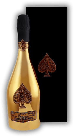 Armand de Brignac Brut Gold in Lackschatulle Armand de Brignac Brut Gold in Lackschatulle Armand de Brignac, einer der besten Champagner der Welt. 0,75	 Liter - Vol 12,5%