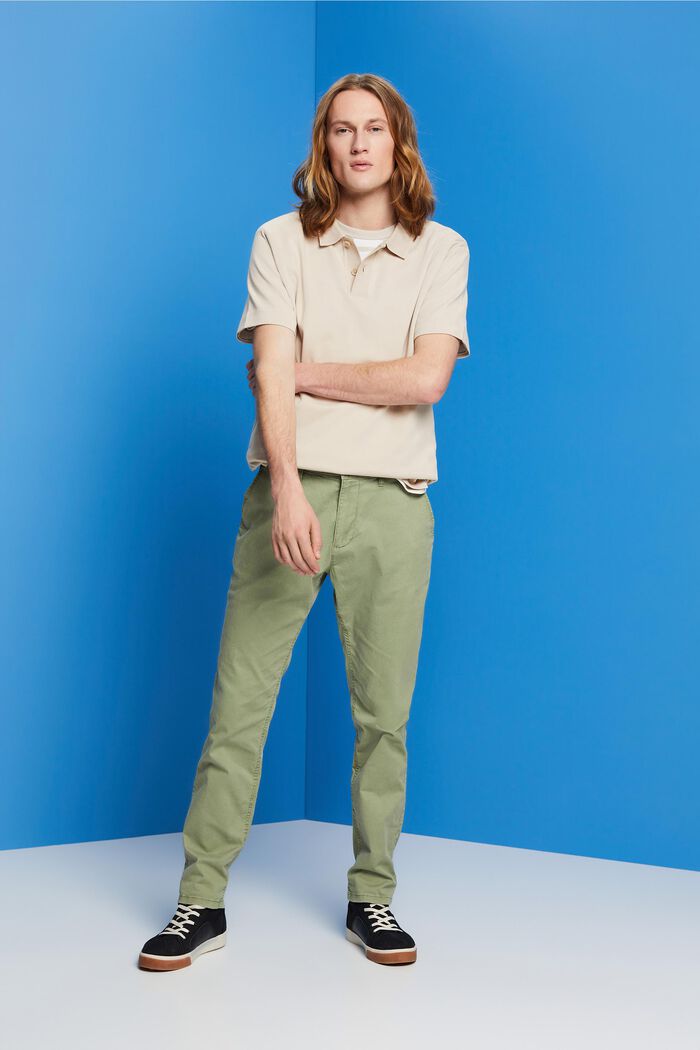 Stretch-Chino aus Baumwolle