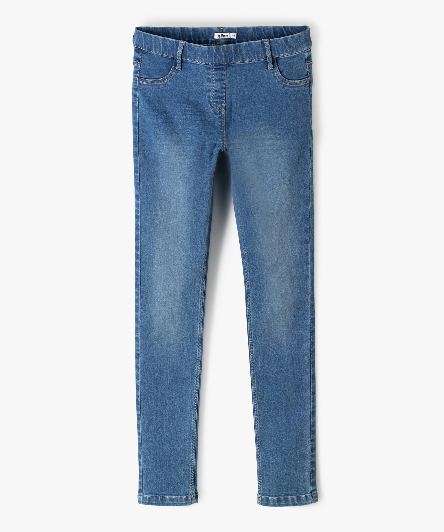 Jegging fille en stretch confortable stone | GEMO
