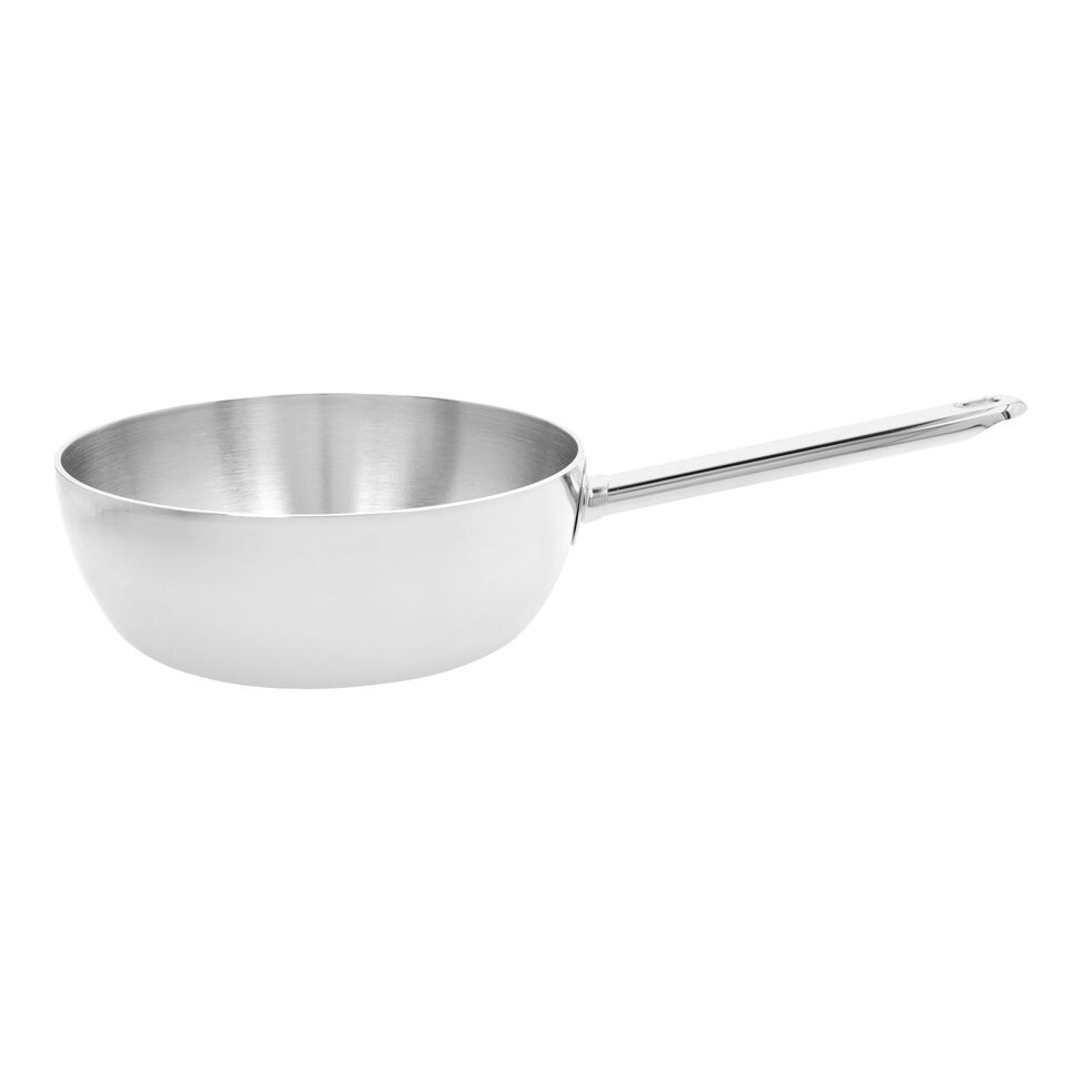 Konische Sauteuse ohne Deckel 18 cm, 18/10 Edelstahl