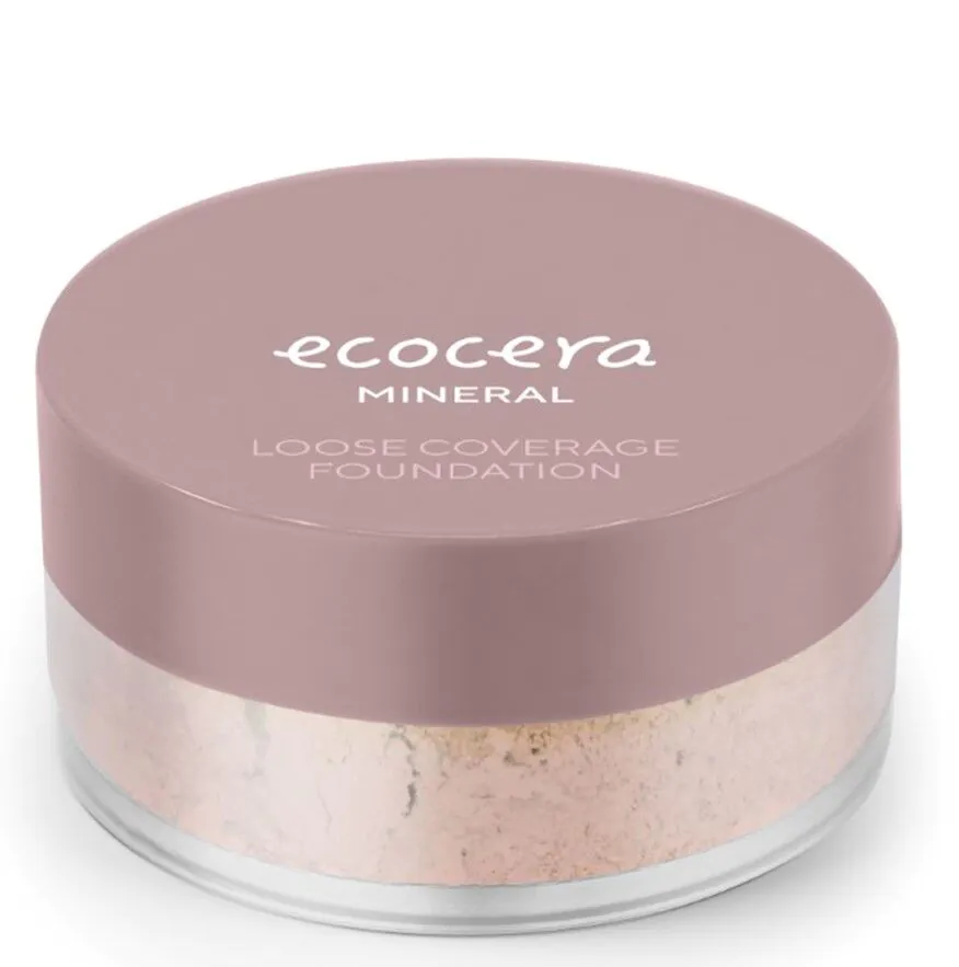 Ecocera минерални пудер у праху, топла покривност, W6.0 Havana
