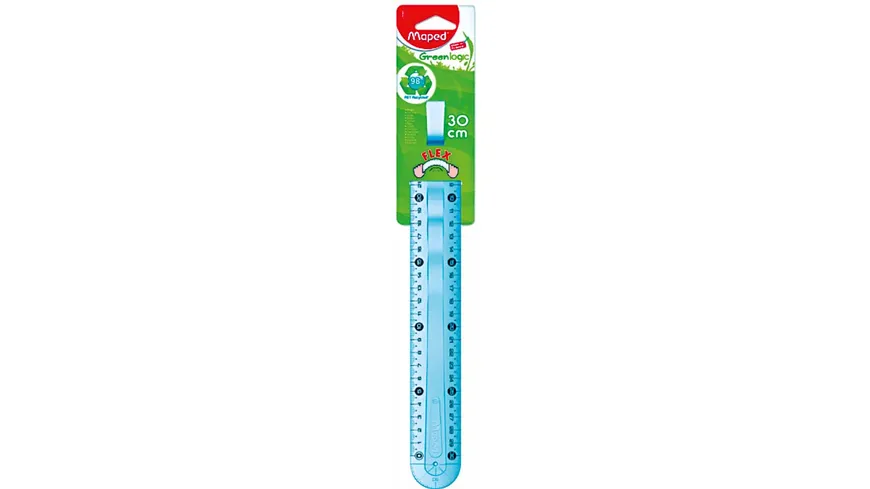 Maped Lineal mit Griff 30cm Greenlogic