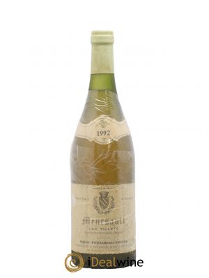 Meursault Les Tillets Hubert Bouzereau Gruere 1992 - Lot de 1 Bouteille