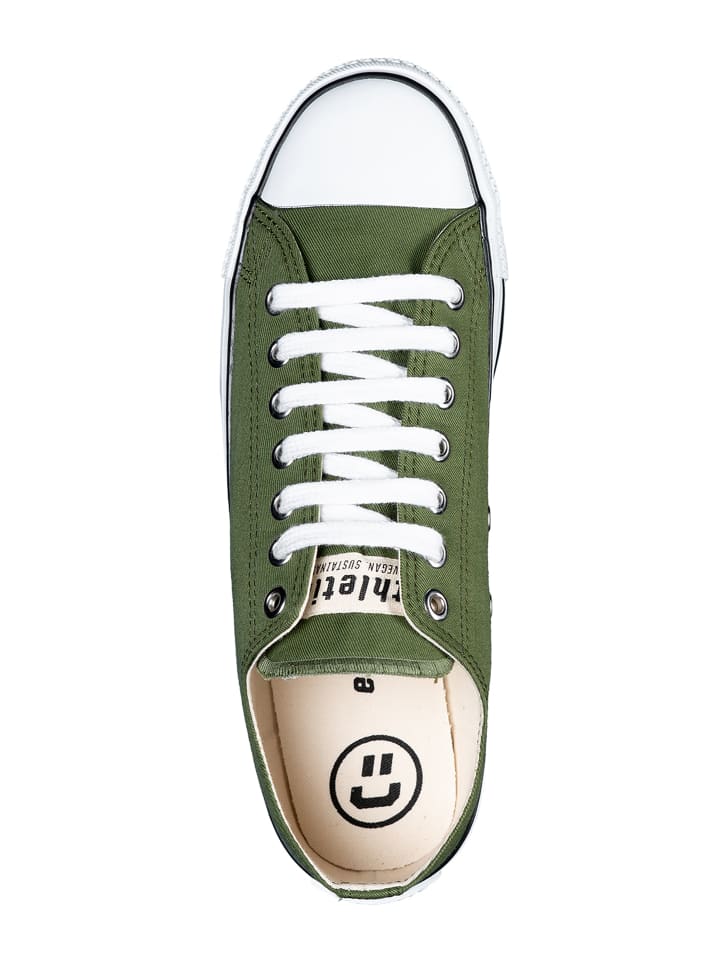 ethletic Sneaker Fair Trainer White Cap Lo Cut in camping green just white günstig kaufen