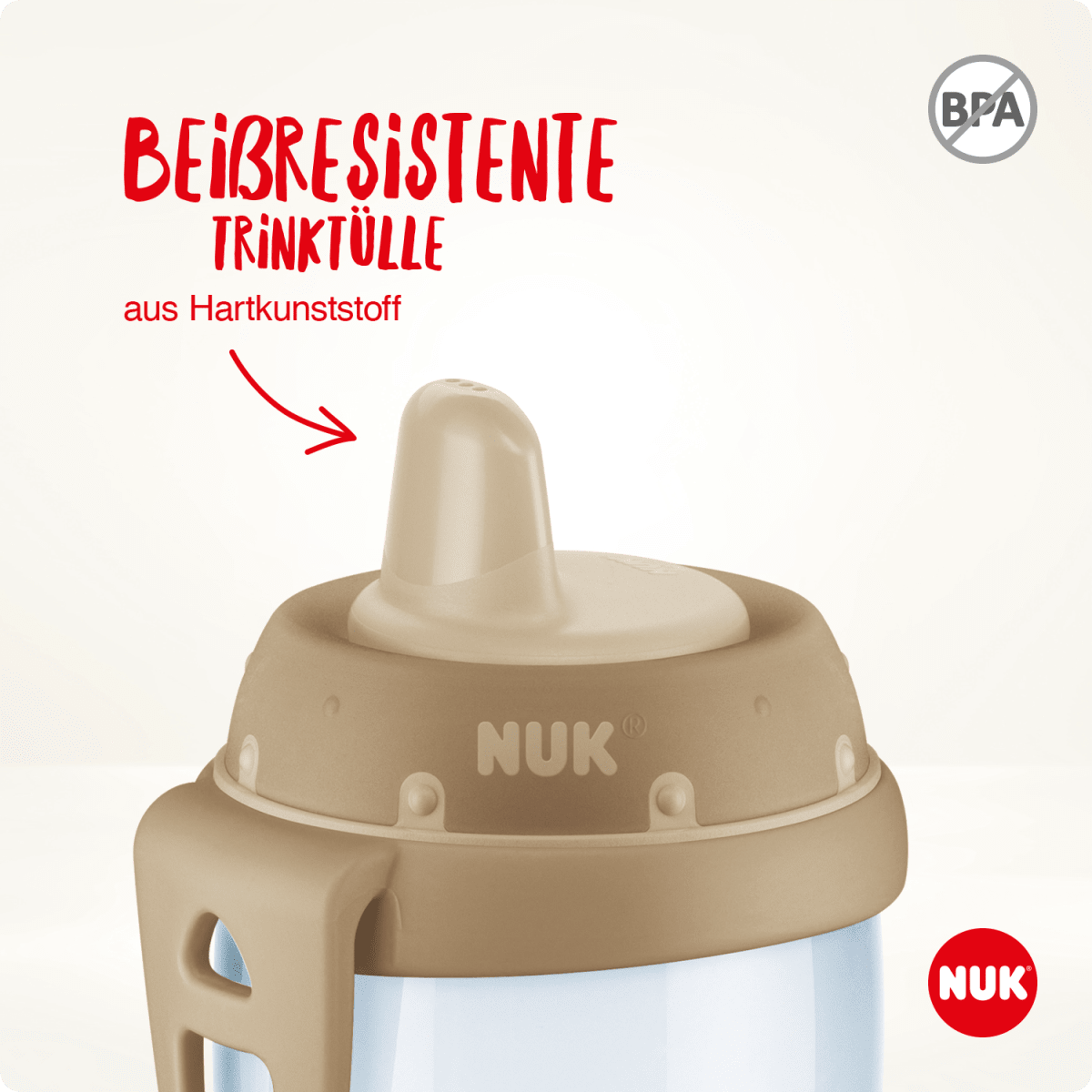 Trinklernflasche Disney Lion King Kiddy Cup ab 12 Monate, beige, 300ml, 1 St