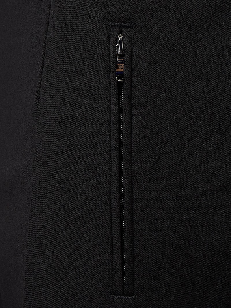 Slim Fit Stoffhose mit Stretch-Anteil Modell 'Jane' in schwarz