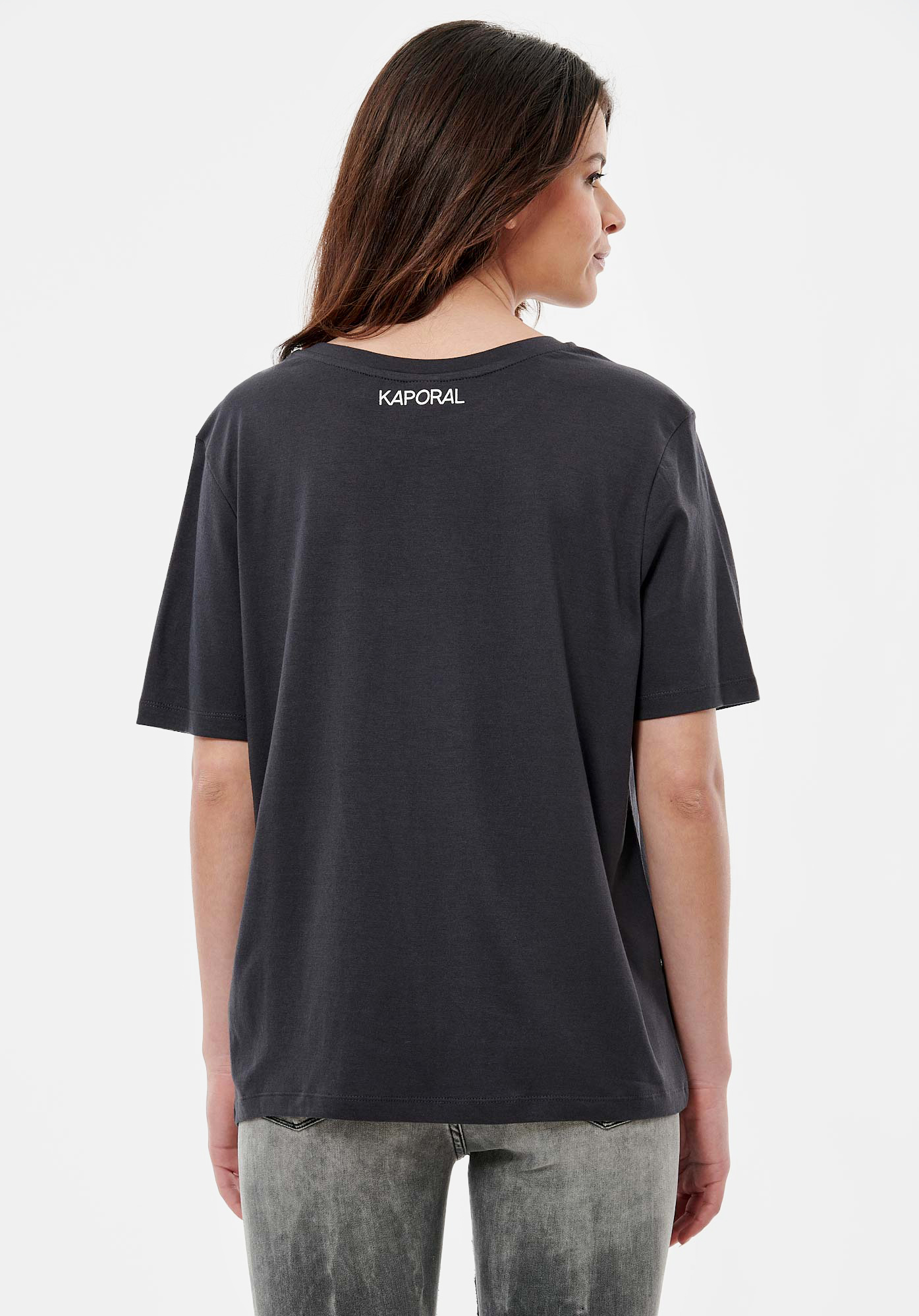LOUI   T-shirt gris femme
