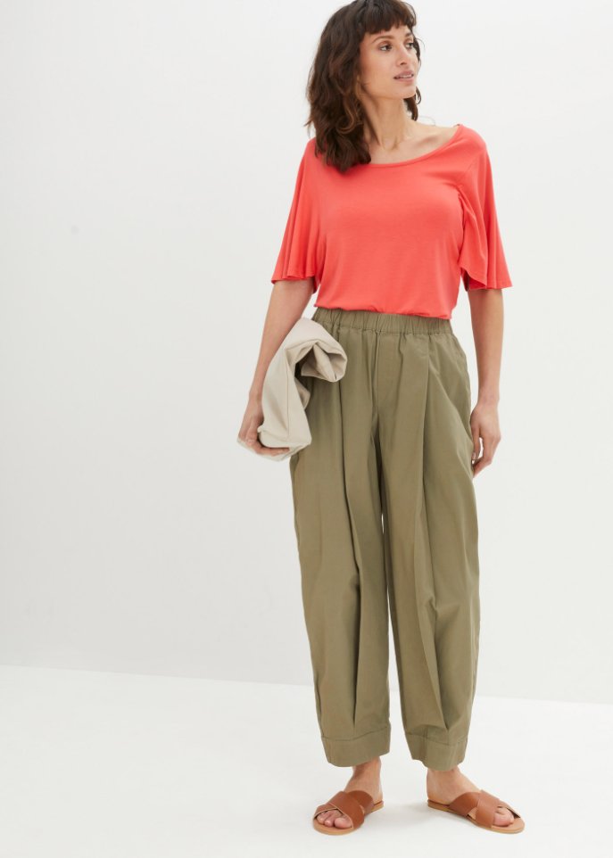 leichte Twillhose, Balloon-Fit