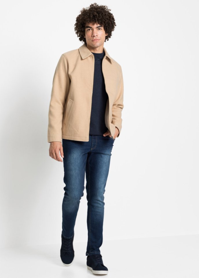 Blouson in Wolloptik