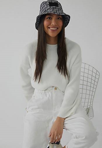 CODELLO Regenhut aus recyceltem Polyester mit Struktur-Muster