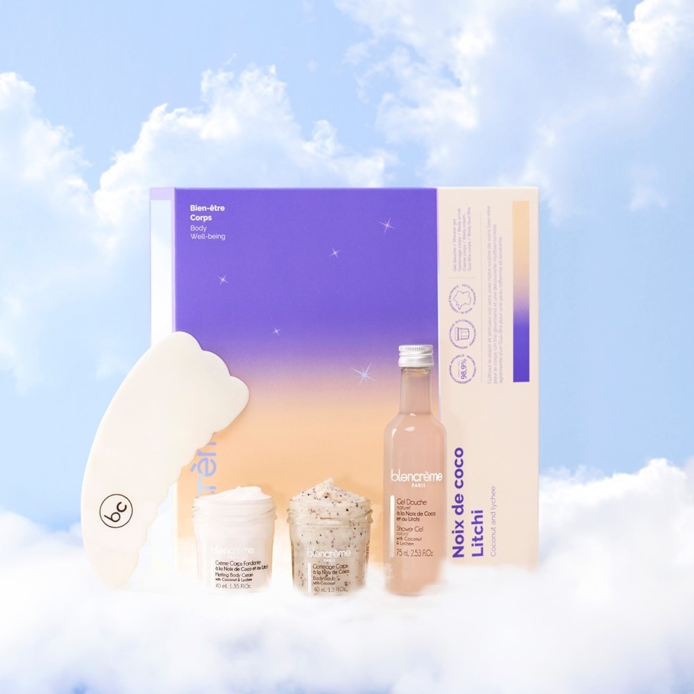 Blancreme Coffret Gua Sha Coco Litchi Edition Limitée Noël 2023 Soins Corps