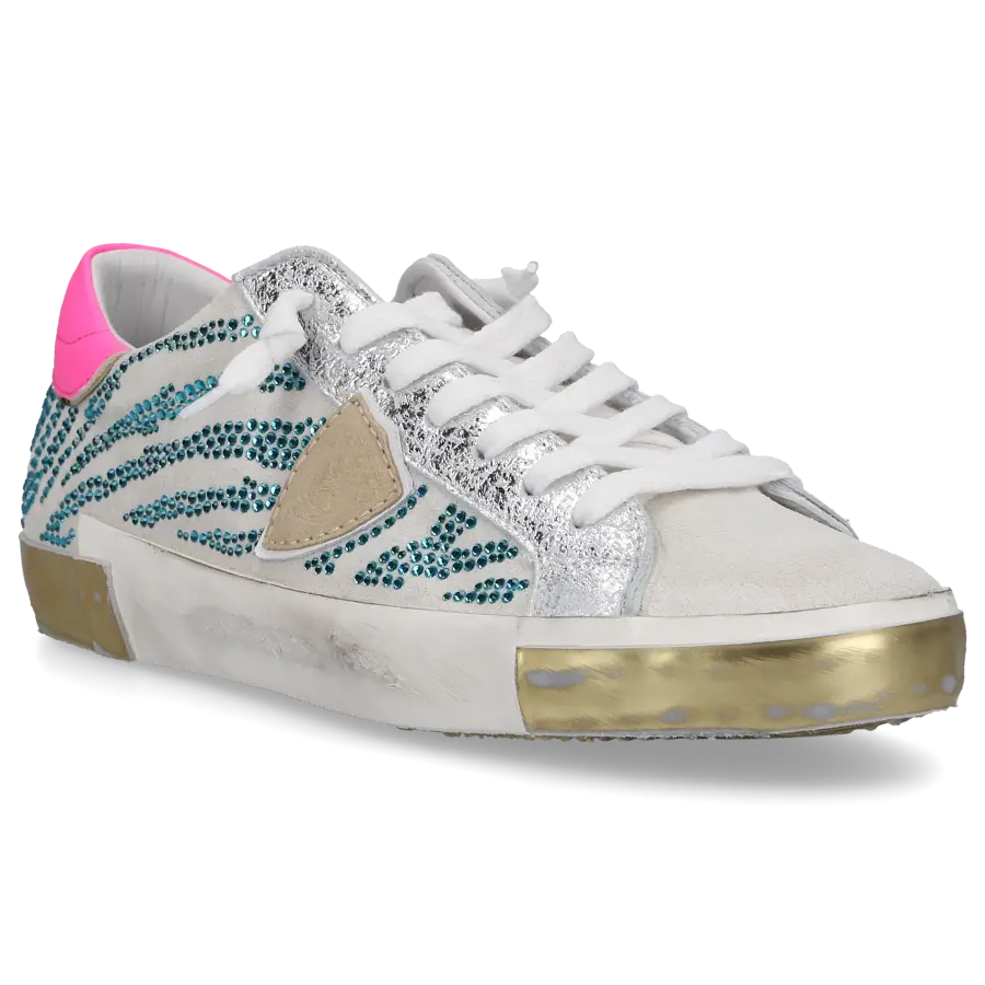 Philippe Model - Sneaker low PRSX Veloursleder - grau