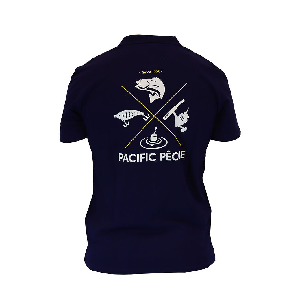 PACIFIC PECHE 30th Anniversary Short Sleeve Polo Shirt