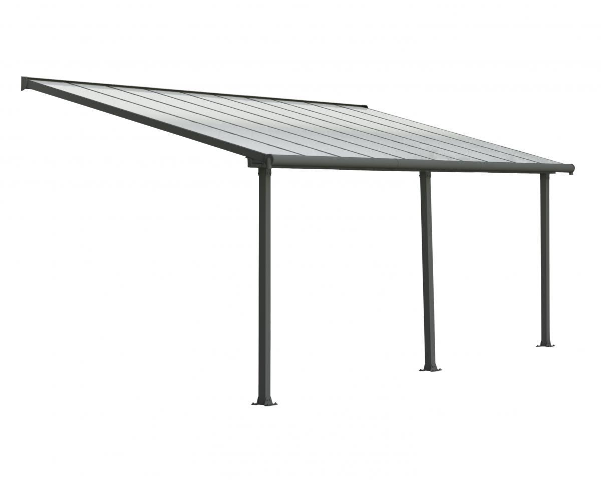Canopia by Palram Patio Cover Olympia 3X6.1 Grau Terrassenüberdachung