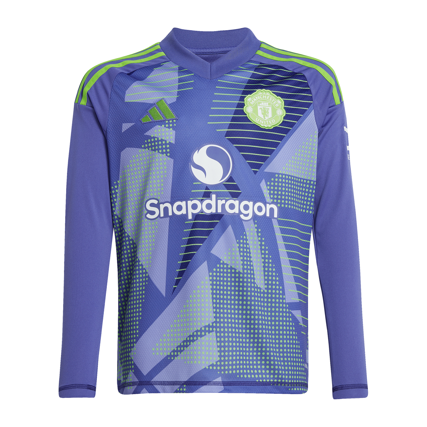 adidas Manchester United Langarm Torwarttrikot 2024/2025 Kids Lila