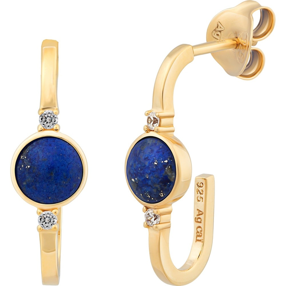 caï Créoles 925 Argent Boucles d'oreilles