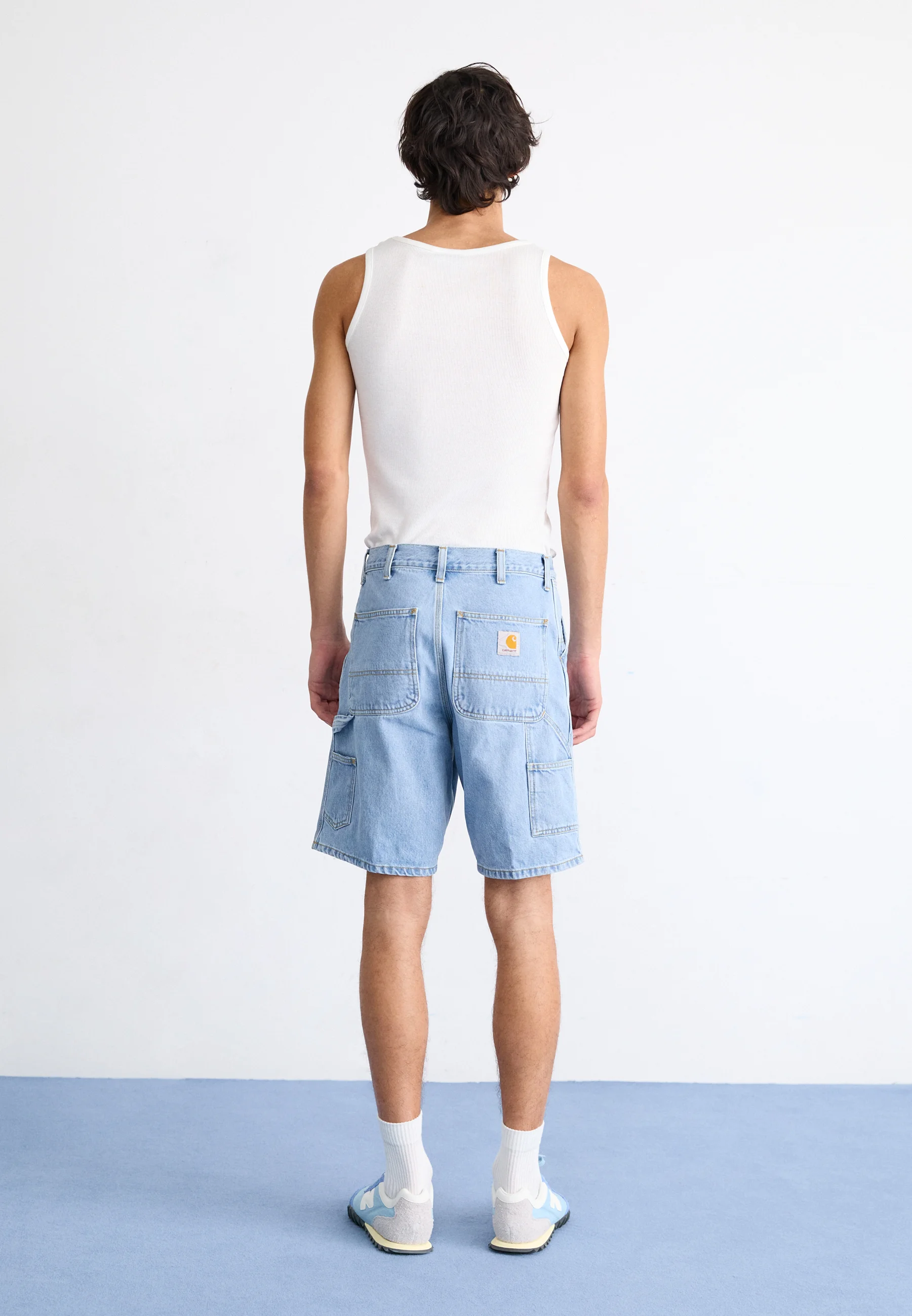 Carhartt WIP SINGLE KNEE - Pantalones cortos vaqueros