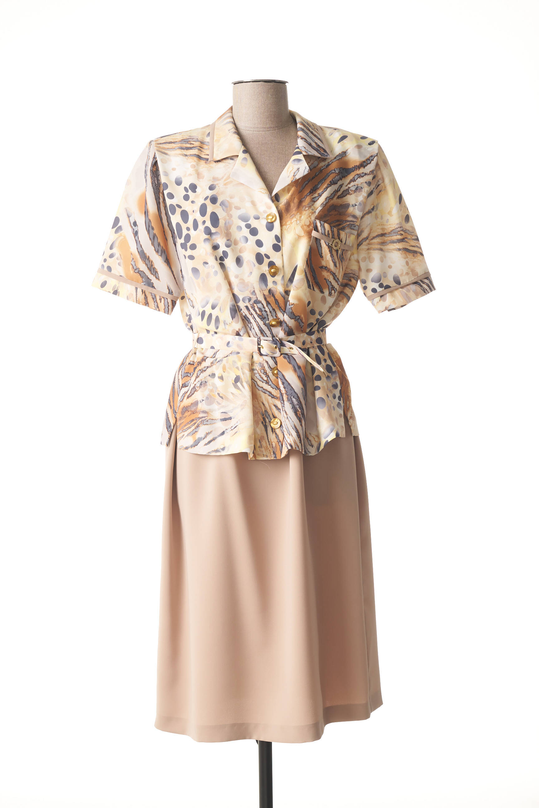 France Rivoire Ensembles Robe Femme couleur beige