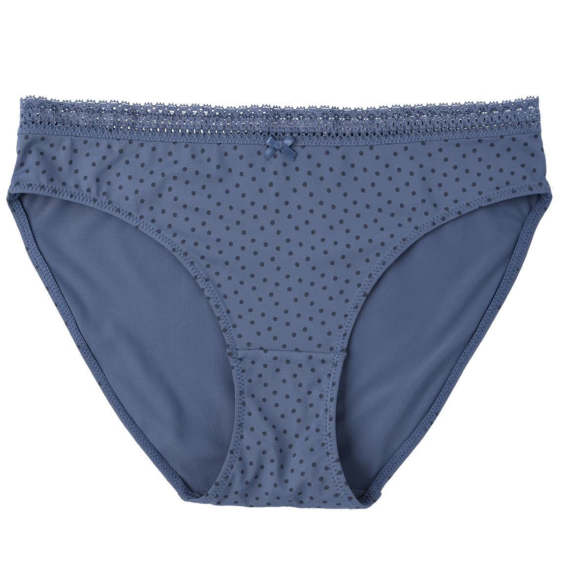 3 Damen Slips mit Spitzenbund