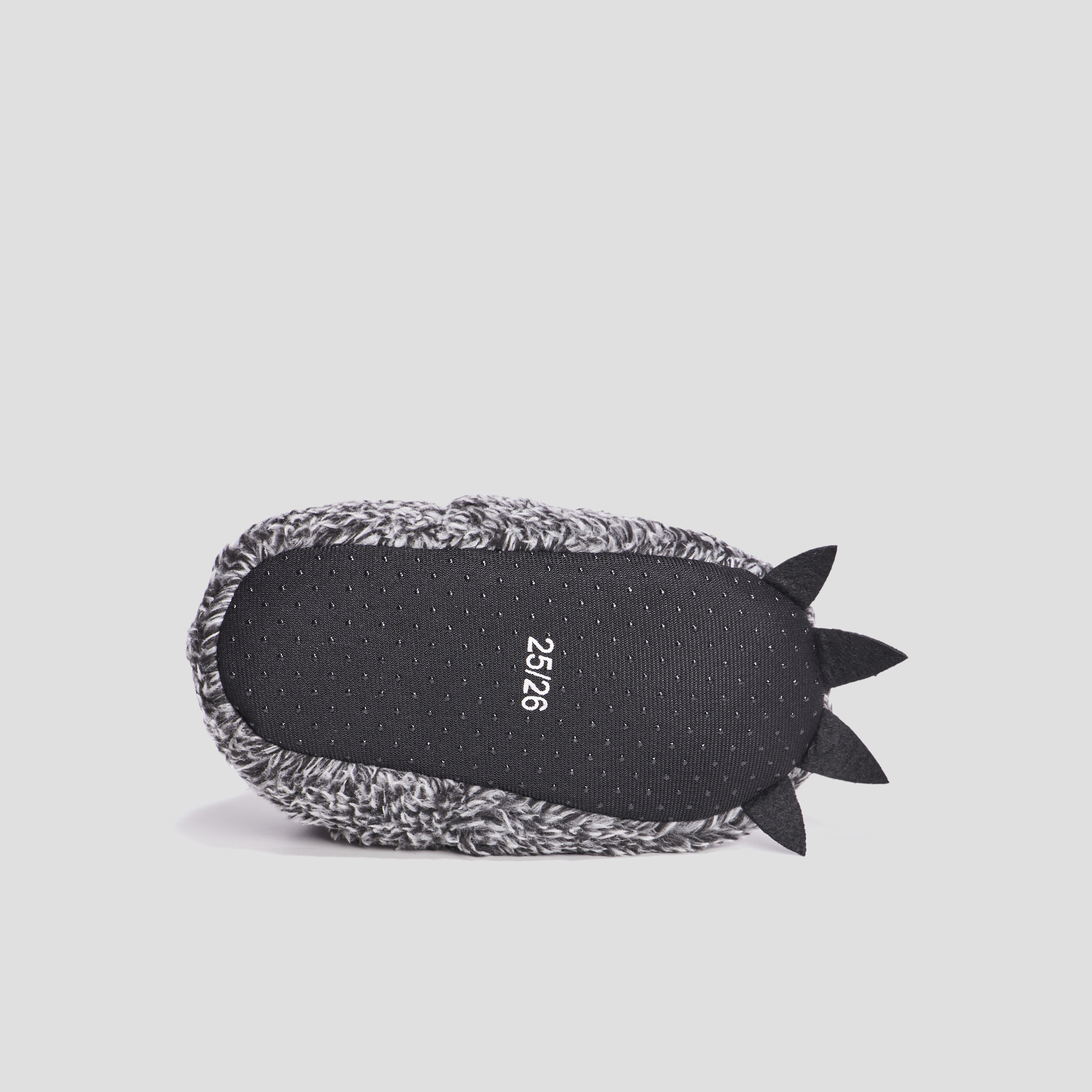 Chaussons sans gêne fourrure gris garçon | La Halle