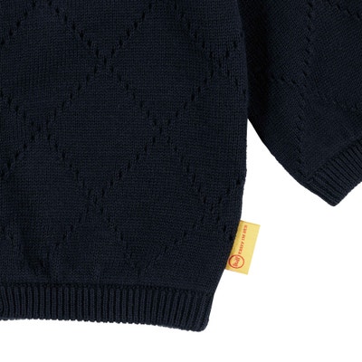 Strickjacke, dunkelblau für Mädchen