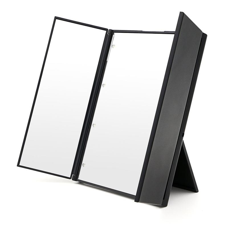 Vanity Tri-Fold Kosmetikspiegel mit LED-Licht