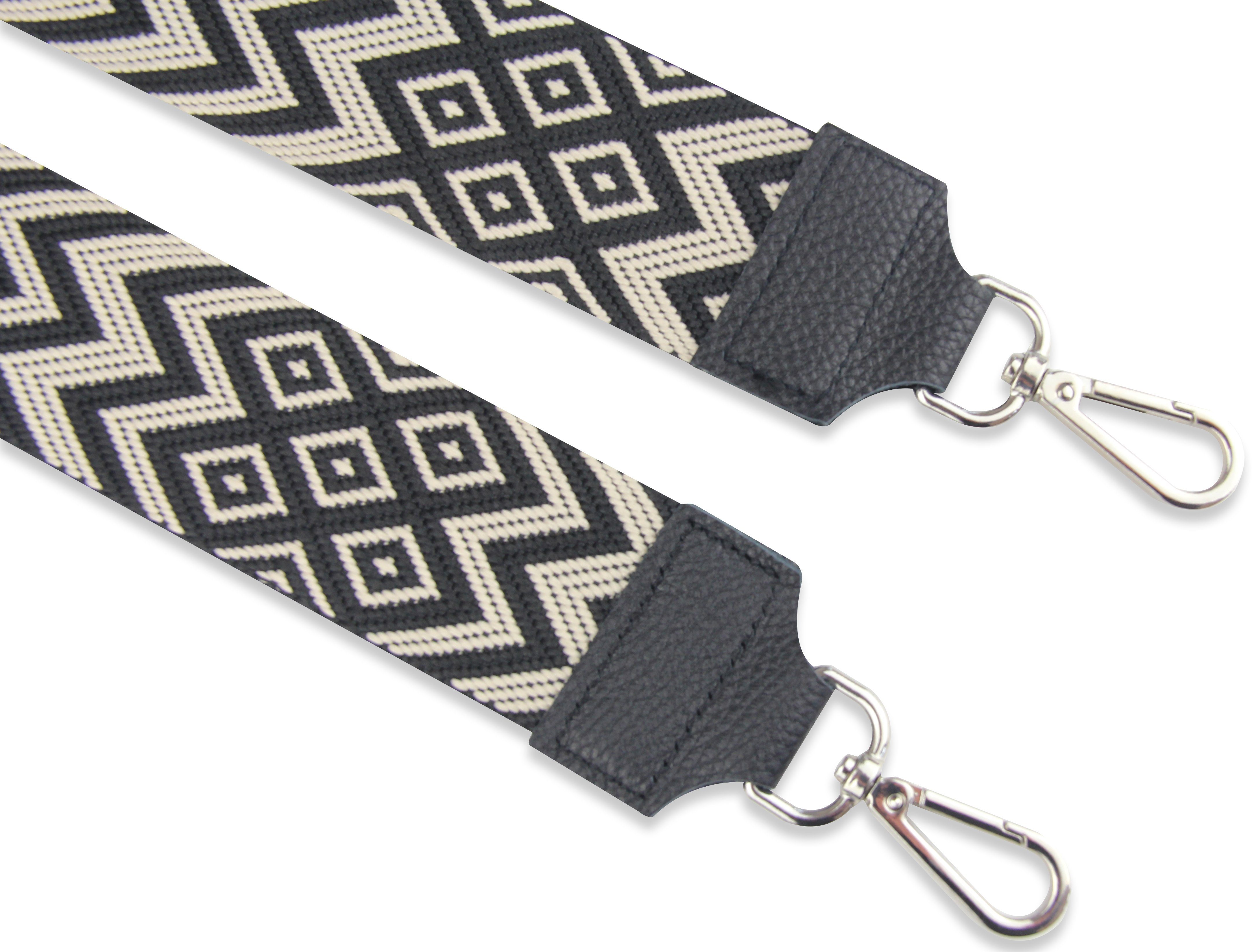 Frentree Schulterriemen MADE IN ITALY, 5cm breiter Schultergurt für Taschen, verstellbarer Gurt, Muster: Bohemian